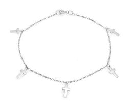 Браслет на ногу из серебра без вставки, Ю-44047р