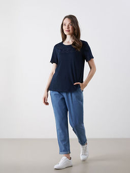 Beli Lastikli Carrot Fit Kad?n Jean Pantolon