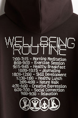 Sudadera con capucha y estampado Loose Fit - H&m фото 7