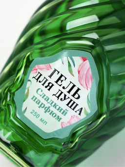 Подарочный набор Самой нежной, гель для душа мондоро и мыльные цветы, Чистое Счастье