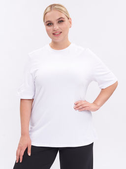 Футболка из хлопка FU21502WHT02 - Артесса фото 12