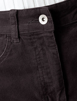 Брюки из эластичного микро-вельвета