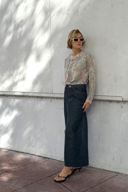 FLORAL PRINT KNIT TOP - Zara фото 2