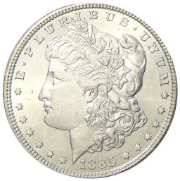 1 доллар 1885 года США Доллар Моргана