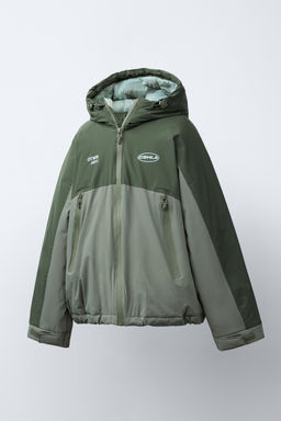 ZIPPED PUFFER JACKET - Zara фото 2