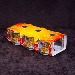 Набор кружек 6 шт 300 мл, Бабочка 3D в открытой упаковке, арт. 2022/55