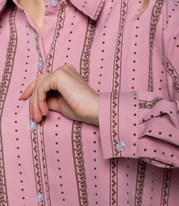 Рубашка #КТ129 (1), розовый