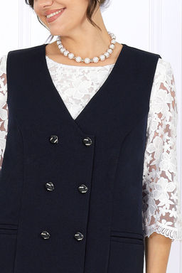 Сарафан Ninele 7443 темно-синий фото 9