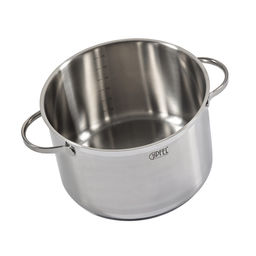 1370 GIPFEL Кастрюля VICTORY 24x15,5см/7,0л со стеклянной крышкой, с капсульным дном. Материал: нерж. сталь 18/10  фото 3