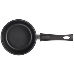 Ковш с тефлоновым покрытием 1,0л, д16см Классик, h7см, s0,4см, съемная ручка из термостойкого пластика, стеклянная крышка с пароотводом, подарочная упаковка (Россия) - Домашняя мода фото 3