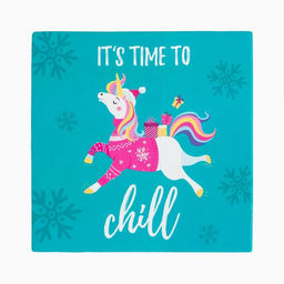 Новогодний подарочный набор Этель Chilltime, 5 предметов, полотенце, мочалка, расчёска