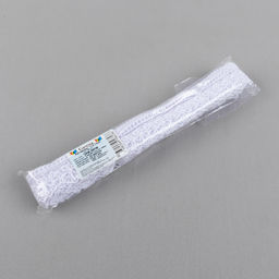 Кружево Gamma сетка 28 мм GKM-2801M в пакете 8.8 м 0.2 Турция TL001WH белый