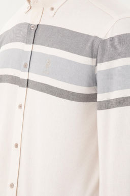 Мужская рубашка с длинным рукавом Stone Неожиданная скидка в корзине - U.s. polo assn фото 7