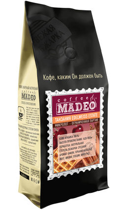Кофе МИКРОЛОТ Танзания Edelweiss Estate в зёрнах 500 г