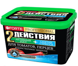 Bona Forte Удобрение Томаты и перцы 2 ДЕЙСТВИЯ ведро 500 гр BF23010933