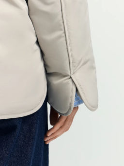 Утепленная куртка с отложным воротником / Zarina фото 8