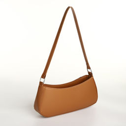 Сумка женская багет на молнии, цвет рыжий - Simaland фото 2