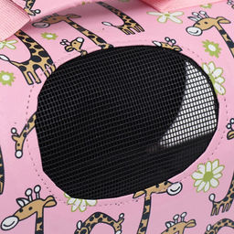 Сумка-переноска каркасная Жирафы, размер M, 40 х 21 х 27 см - Пижон фото 6