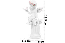 Статуэтка 6,5*6*13,5 см Ангелочек на колонне - Elan gallery фото 2