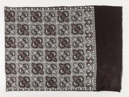 Палантин с вышивкой /шерсть/в ассорт № Тк850/12 - Ганг фото 2