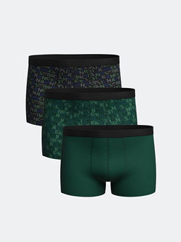 Standart Kal?p Pamuklu Esnek Erkek Boxer 3l?