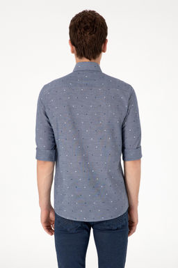 Erkek A__k Lacivert Uzun Kollu G_mlek Sepette S_rpriz _ndirim - U.s. polo assn фото 5