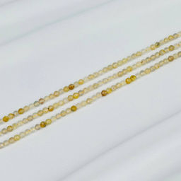 Бусины для украшений из рутилового Кварца (86 бусин) 38 см