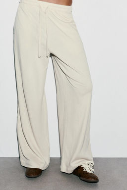 COTTON STRAIGHT-LEG TROUSERS - Zara фото 2