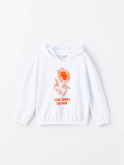 Kap??onlu K?z ?ocuk Sweatshirt