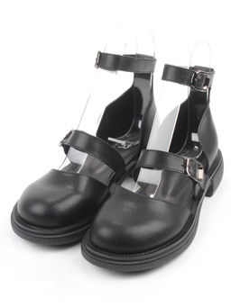 06-YD31-3E BLACK Туфли женские (натуральная кожа)