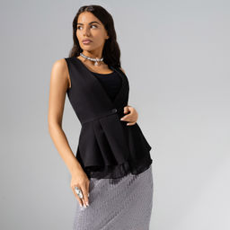 Жилет с прозрачным подолом Форма гениальности