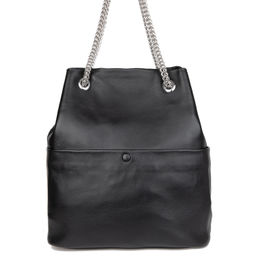 Y9810 black, женская кожаная сумка "Chain strap" Barcelo Biagi