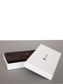 LACCOMA клатч LA-4082-оранжевый натуральная кожа фото 5