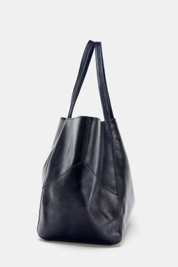LEATHER MAXI TOTE BAG