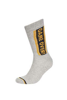 Набор из 3 мужских хлопковых длинных носков DeFactoFit  фото 4