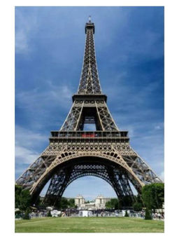 Алмазная мозаика без подрамника "Эйфелева башня", 15х20 см
