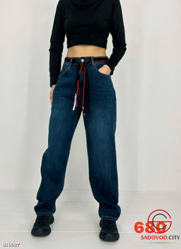 Джинсы женские с высокой посадкой