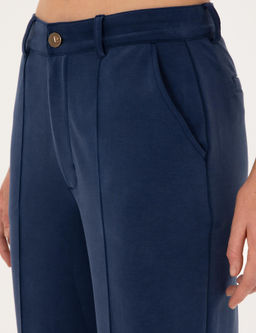 Lacivert Loose Fit Modal Kar___ml_ E_ofman Alt_