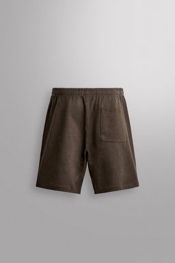 PANTAL?N CORTO JOGGER HEAVYWEIGHT 9 / Marr?n - Zara фото 2