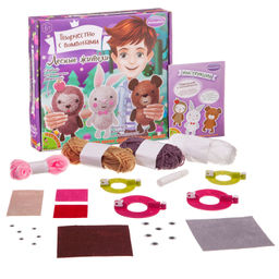 Набор для творчества BONDIBON. Творчество с помпонами. Лесные жители Арт.0003  фото 15