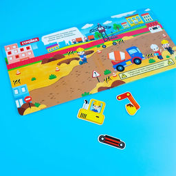 Магнитная книжка-игрушка Транспорт, 8 стр. - Буква-ленд фото 2