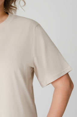 Арт. 31171Футболка женская 50-60 (6 шт) Цвет:светло-бежевый