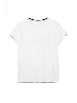 CONTE Белая футболка с сияющей вышивкой "Green" LD 1108 white