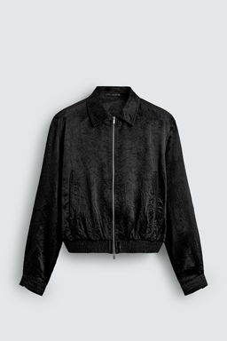 SHOULDER PAD BOMBER JACKET - Zara фото 7
