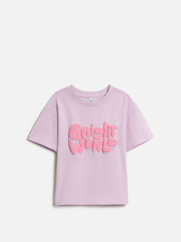 ACOOLA / Футболка детская для девочек Liamin фиолетовый  фото 3