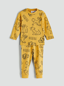 Aslan Kral Bask?l? Erkek Bebek Pijama Tak?m?