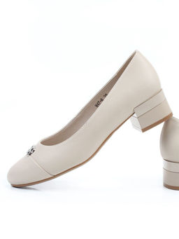 06-M47-6 BEIGE Туфли женские (натуральная кожа)