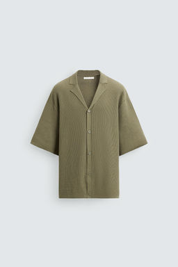 TEXTURED KNIT SHIRT - Zara фото 6