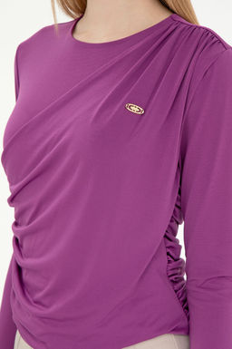 Женский фиолетовый свитшот Неожиданная скидка в корзине - U.s. polo assn фото 7