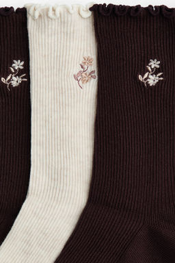 Pack de 3 calcetines con ribete sobrehilado - H&m фото 7